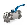Ball valve Series: BKH-DN13-SAEFS210-1128 Zn Steel/POM/FPM (FKM) Handle PN350 SAEFS210 split flange DN13